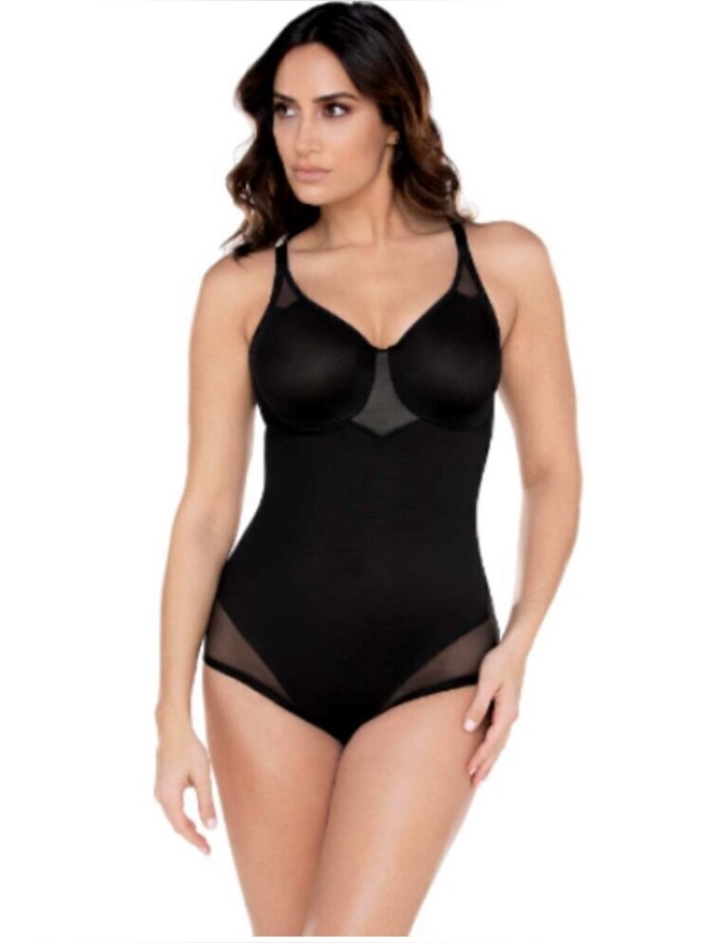 Miraclesuit Body Briefer Shaper Shape-wear Black, Size 42DD